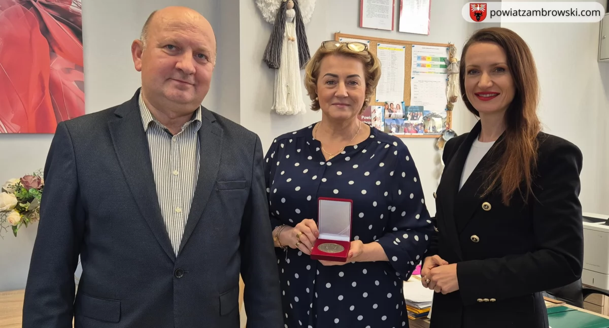 Starosta Zambrowski z wizytą w Środowiskowym Domu Samopomocy w Zambrowie [FOTO]
