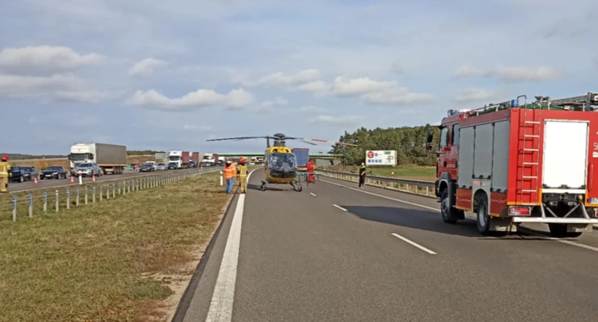 Jest śledztwo przeciwko kierowcy ciężarówki, podejrzanemu o spowodowanie śmiertelnego wypadku na S8