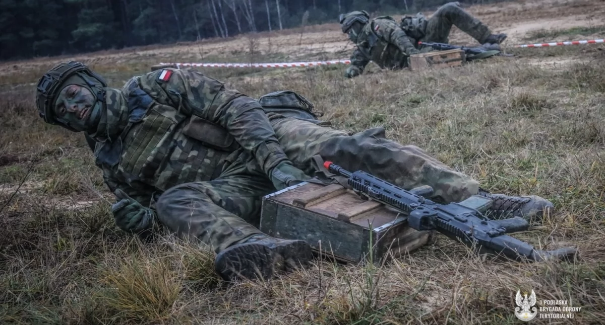 Ostatni egzamin przed przysięgą w 1. Podlaskiej Brygadzie Obrony Terytorialnej