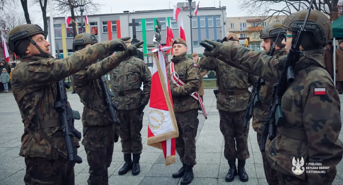 Ostatnia w tym roku przysięga w 1. Podlaskiej Brygadzie Obrony Terytorialnej [FOTO]