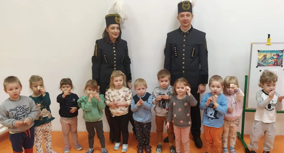 Dzień Górnika w Przedszkolu Gminnym w Szumowie [FOTO]