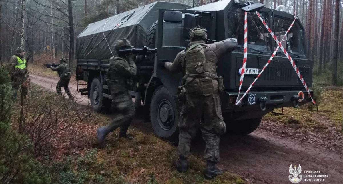 Białostocki batalion WOT szlifuje swoje umiejętności na szkoleniu zintegrowanym