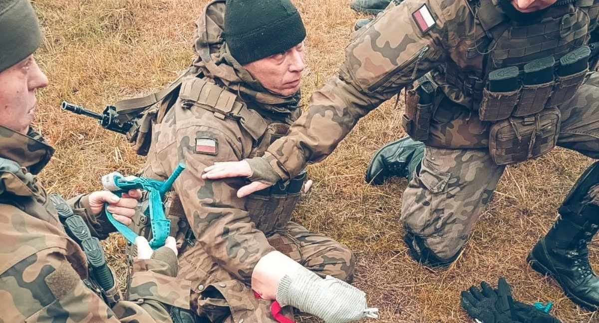 Szkolenie taktyczne żołnierzy 1. Podlaskiej Brygady Obrony Terytorialnej