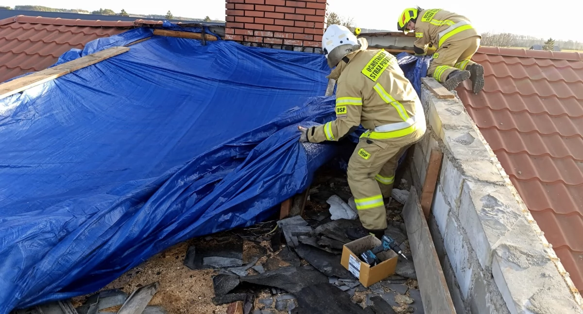 Aż 32 interwencje strażaków w związku z silnym wiatrem [FOTO]