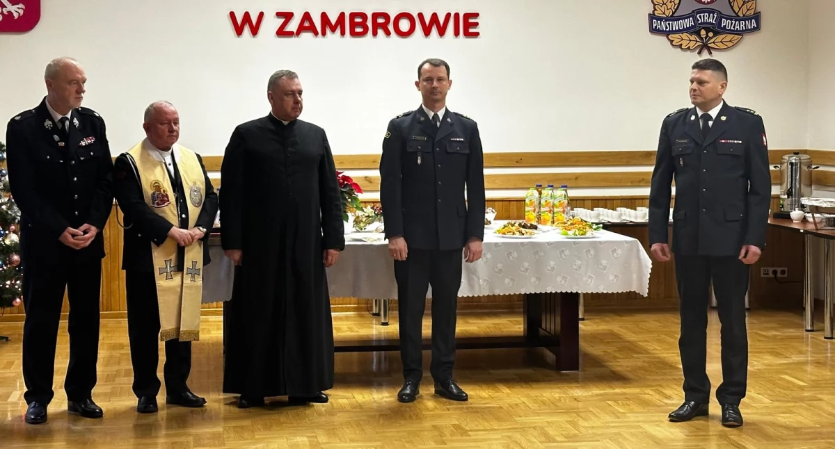 Spotkanie opłatkowe u zambrowskich strażaków [FOTO]