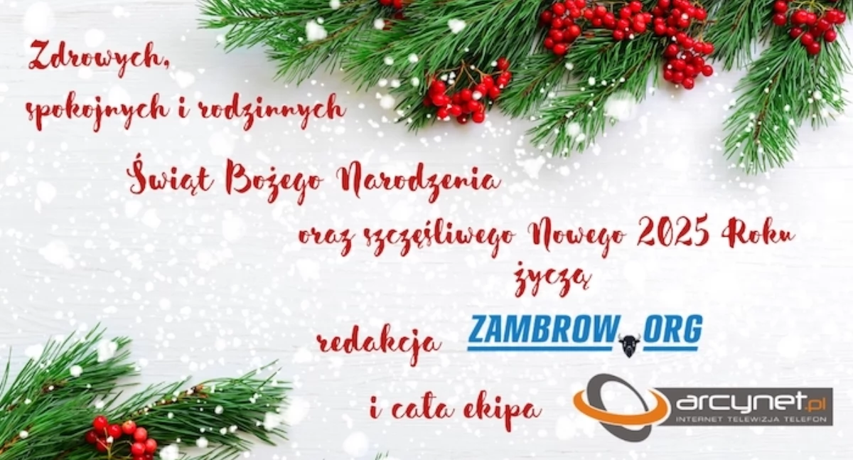 Życzymy zdrowych i spokojnych Świąt Bożego Narodzenia!