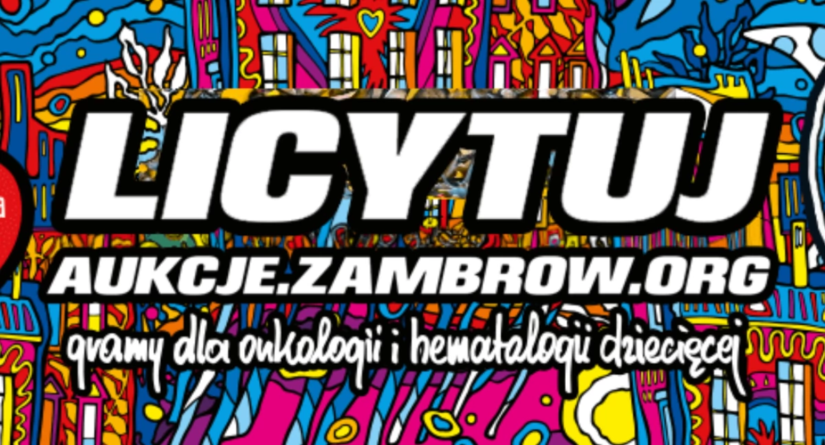 Aukcja zambrowskiego sztabu WOŚP trwa! Pozostało jeszcze kilka rzeczy do zlicytowania. Nie zwlekaj!