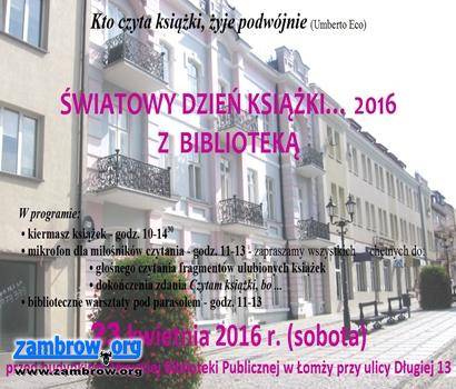 Światowy Dzień Książki w Łomży 