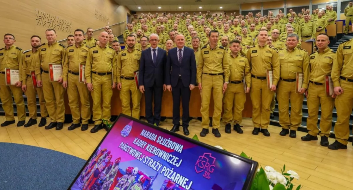 Zambrowski strażak odznaczony przez Komendanta Głównego