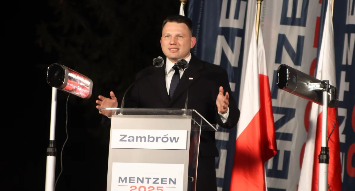 Sławomir Mentzen - kandydat na prezydenta RP odwiedził Zambrów [FOTO+VIDEO]