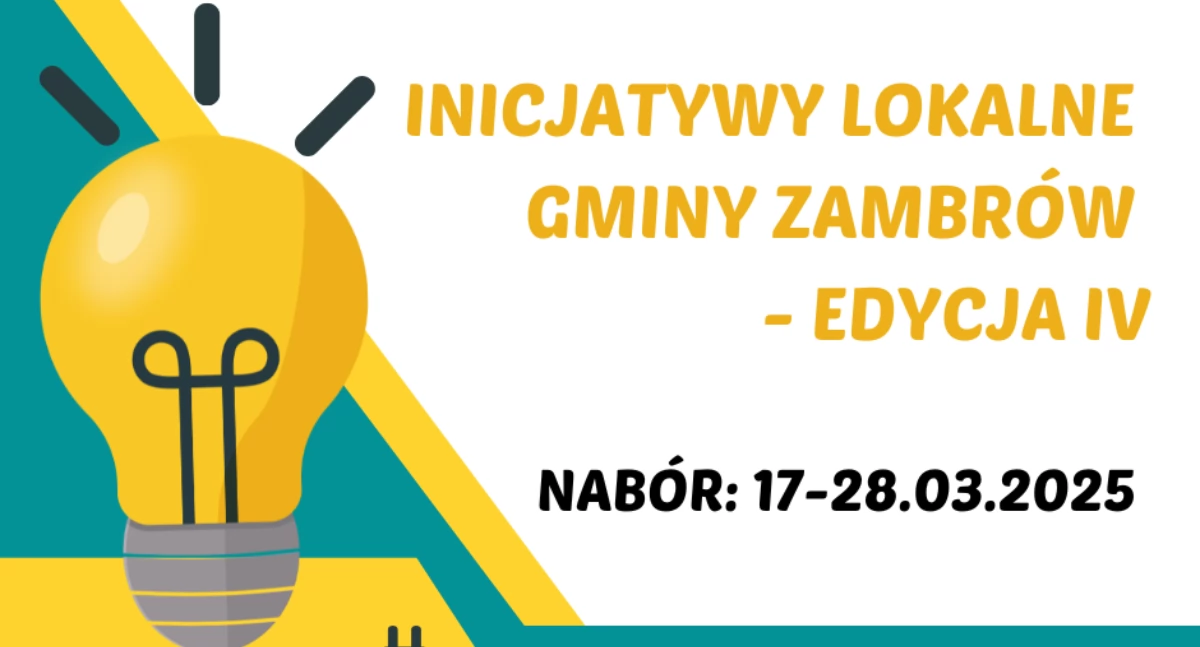 Można już składać wnioski do konkursu na Inicjatywy Lokalne Gminy Zambrów