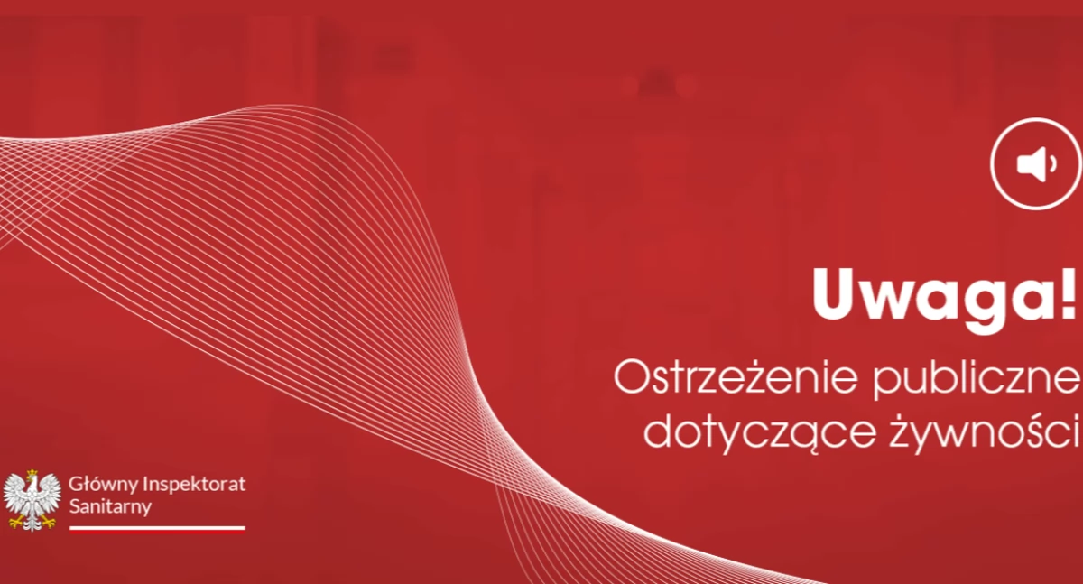 GIS: Wykrycie obecności bakterii Salmonella w jednej partii sezamu