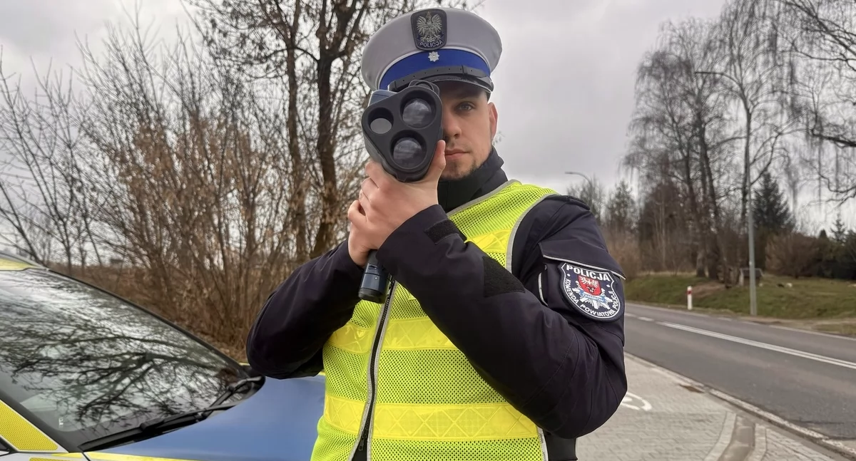 24-latek jechał 124 km/h w obszarze zabudowanym