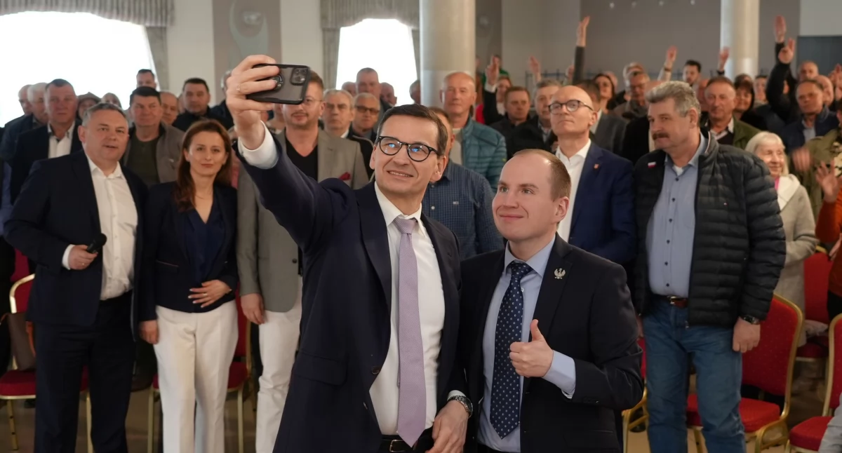 Poseł Mateusz Morawiecki w Zambrowie. Były premier spotkał się z mieszkańcami [FOTO+VIDEO]