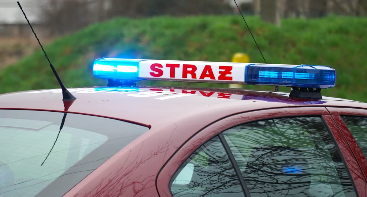Pożar ciągnika. Nie żyje 51-letni mężczyzna