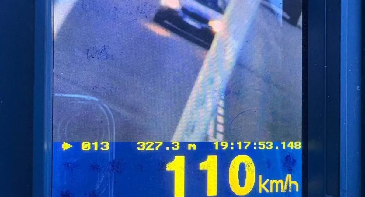 Jechał 110 km/h w obszarze zabudowanym. Stracił prawo jazdy