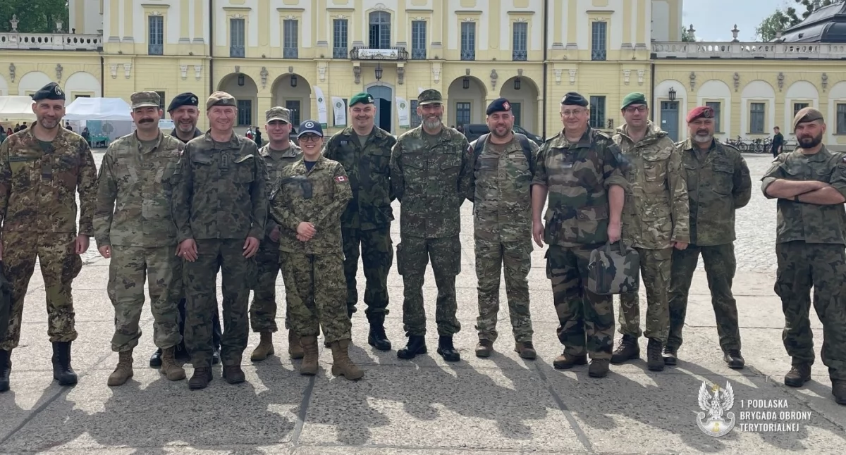 Międzynarodowe spotkanie podoficerów w 1. Podlaskiej Brygadzie Obrony Terytorialnej [FOTO]