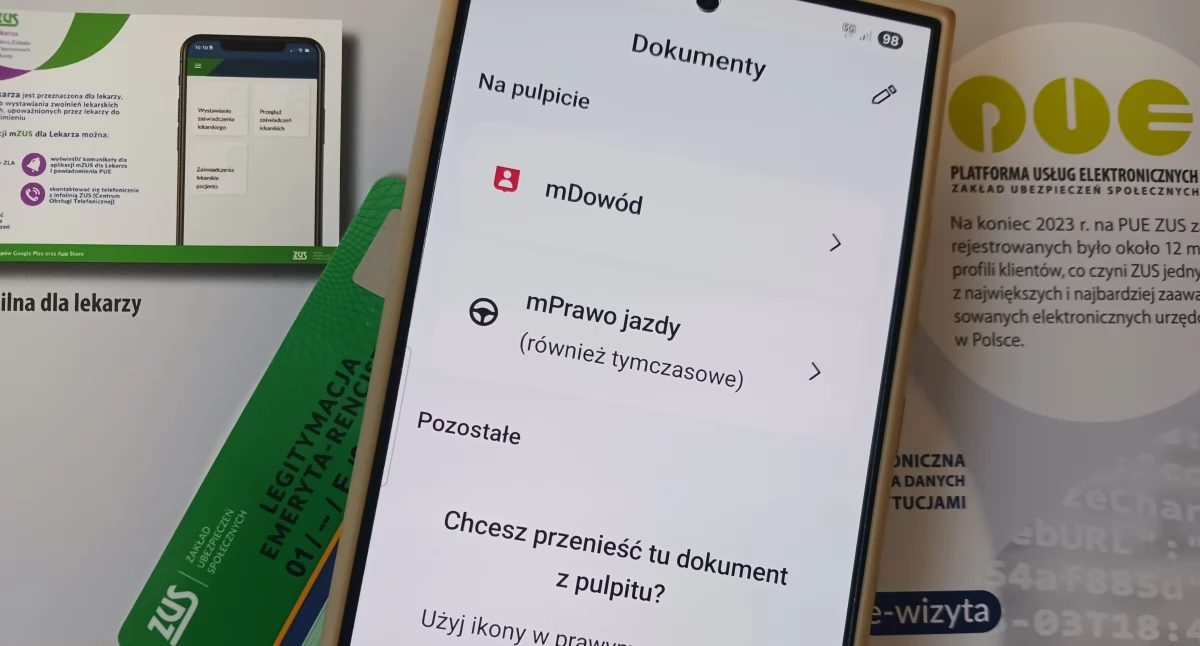 Już ponad milion emerytów i rencistów korzysta z mLegitymacji ZUS 
