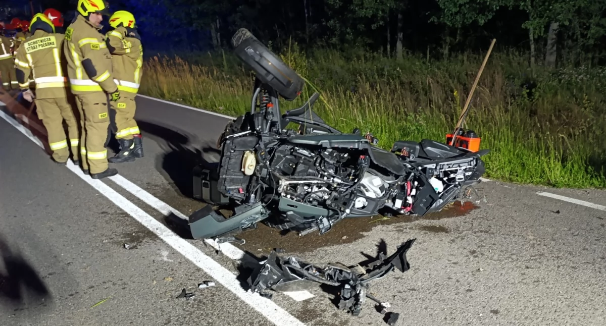 16-latek w szpitalu po wypadku na motocyklu [FOTO]