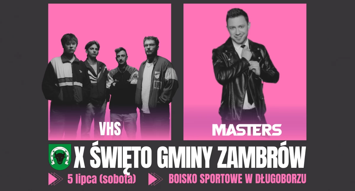 X Święto Gminy Zambrów – już 5 lipca w Długoborzu! Gwiazdą wieczoru będzie zespół MASTERS