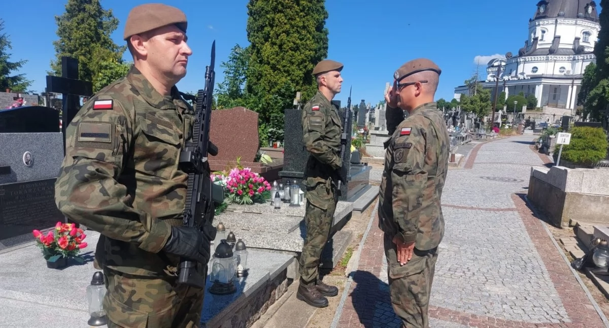 Delegacja 1. Podlaskiej Brygady Obrony Terytorialnej wzięła udział w obchodach 81. rocznicy akcji 