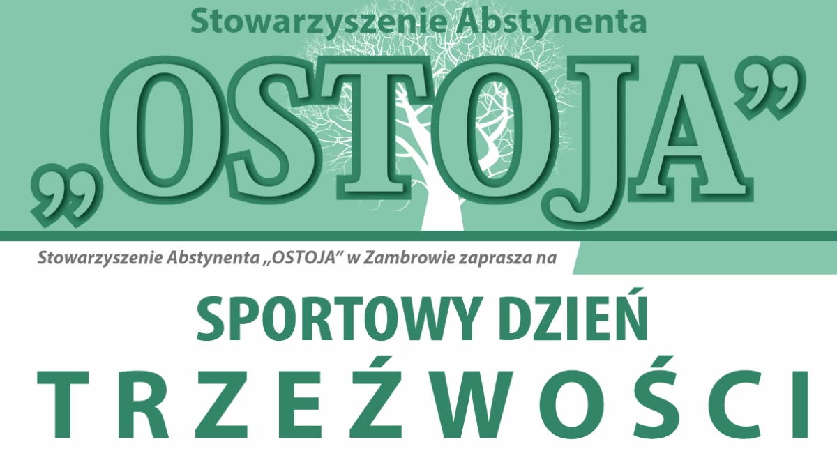 Już jutro Sportowy Dzień Trzeźwości w Zambrowie! Zapraszamy!