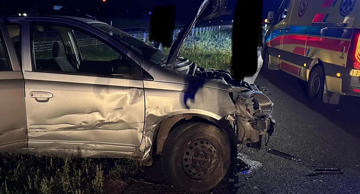Trzy samochody zderzyły się na S8 [FOTO]