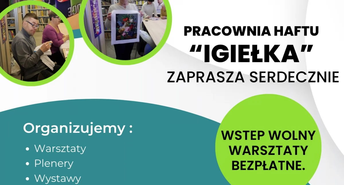 Już niebawem dzień otwarty i otwarcie sezonu artystycznego w Pracowni haftu 