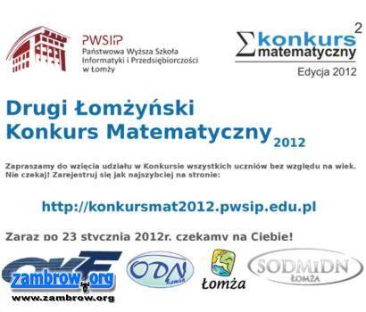 Weź udział w konkursie matematycznym i zgarnij nagrody