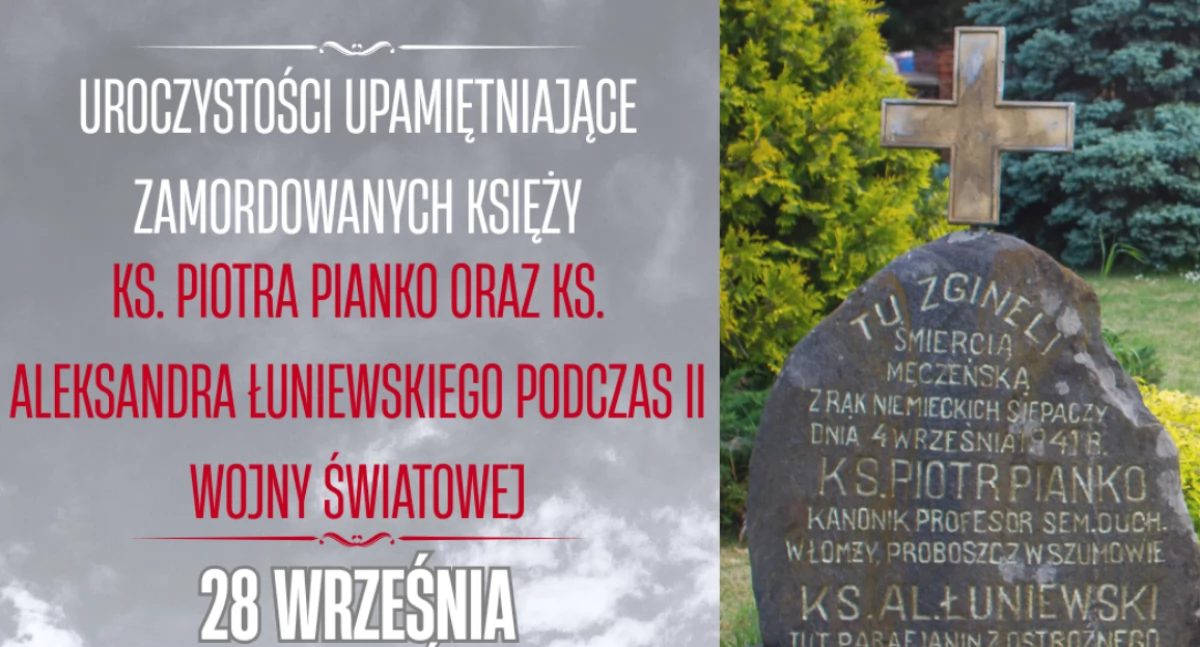 Uroczystości upamiętniające zamordowanych księży podczas II wojny światowej
