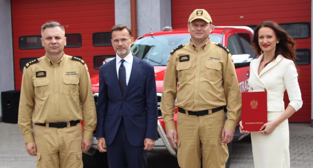 KP PSP w Zambrowie z dotacją w ramach Programu Ochrony Ludności i Obrony Cywilnej [FOTO]