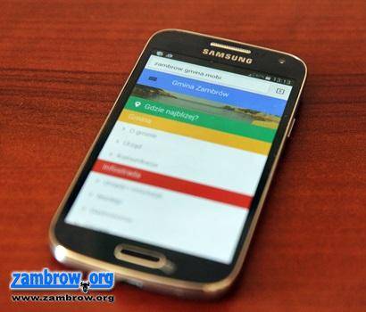Mobilny system informacyjny gmin z powiatu zambrowskiego