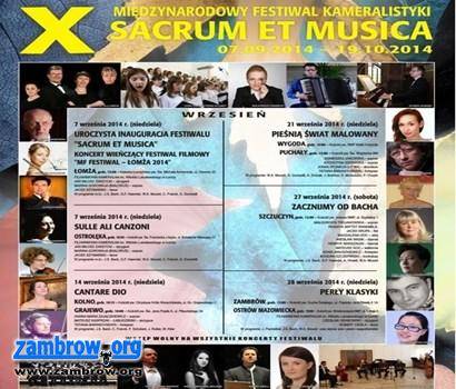 X edycja festiwalu Sacrum et Musica 