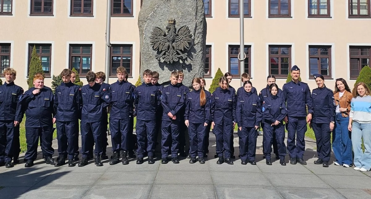 Zambrowscy uczniowie na wycieczce w Akademii Policji w Szczytnie [FOTO]