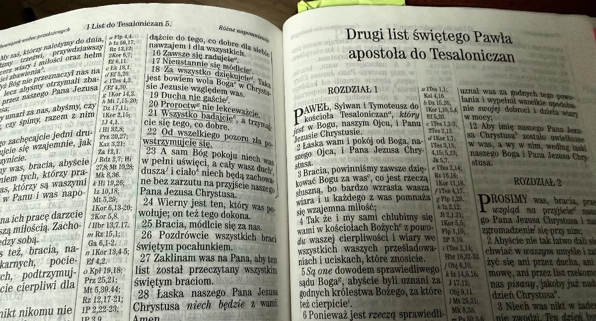 Narodowy Dzień Czytania Pisma Świętego. Rozpoczął się Tydzień Biblijny
