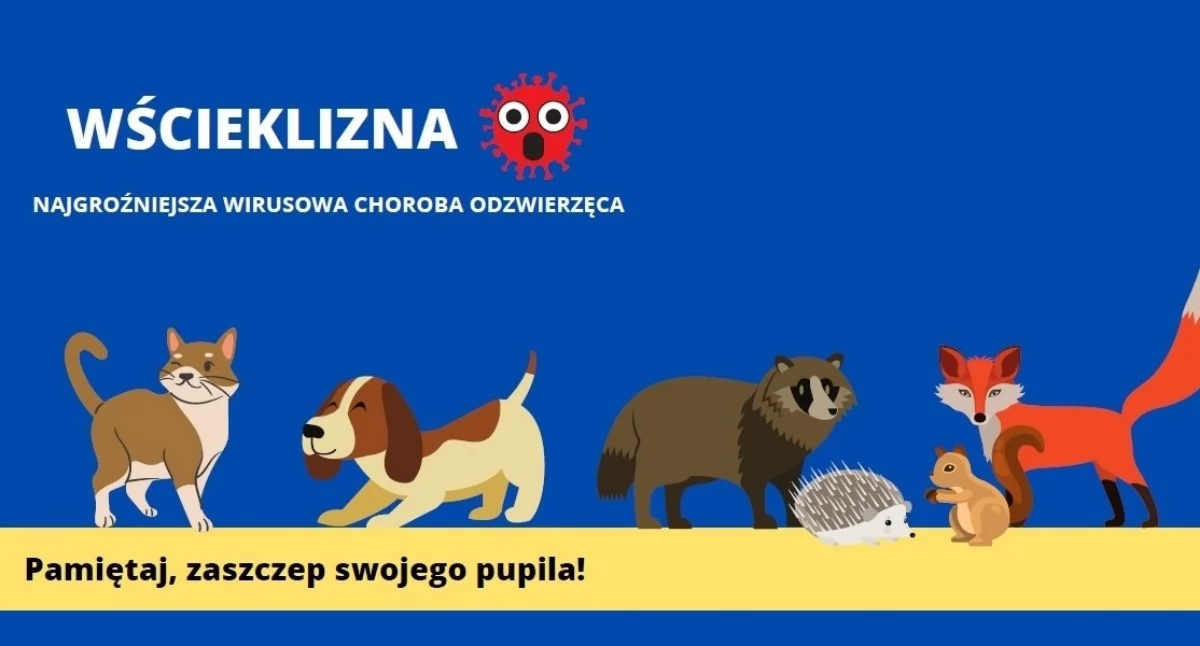 Powiatowy Inspektorat Weterynarii ostrzega: Uwaga na wściekliznę!