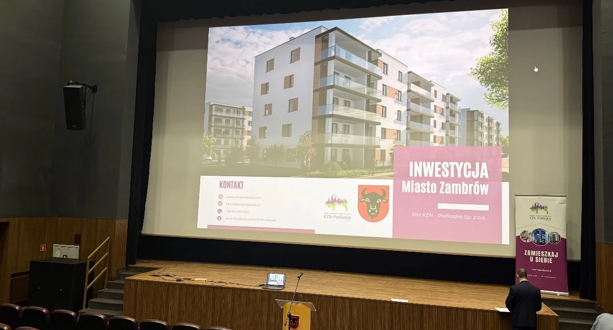Mieszkania czynszowe przy ul. Magazynowej 8A w Zambrowie. Spotkanie informacyjne z mieszkańcami [FOTO+VIDEO]
