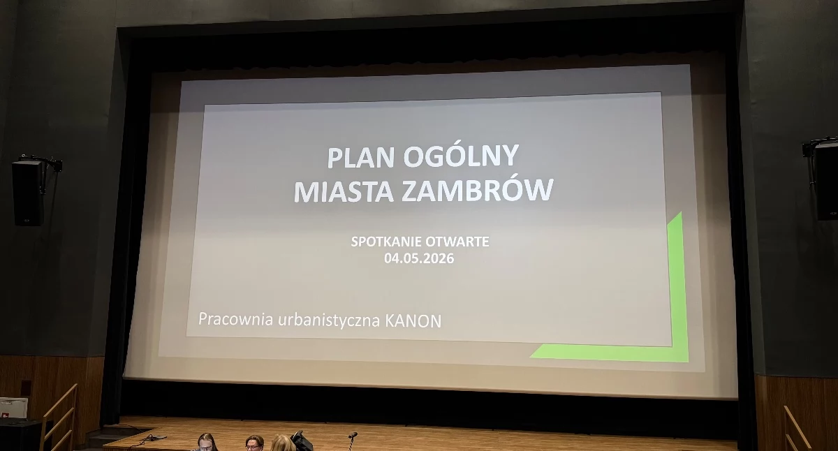 Powstaje plan ogólny miasta Zambrów. Zobacz prezentację projektu [NA ŻYWO]