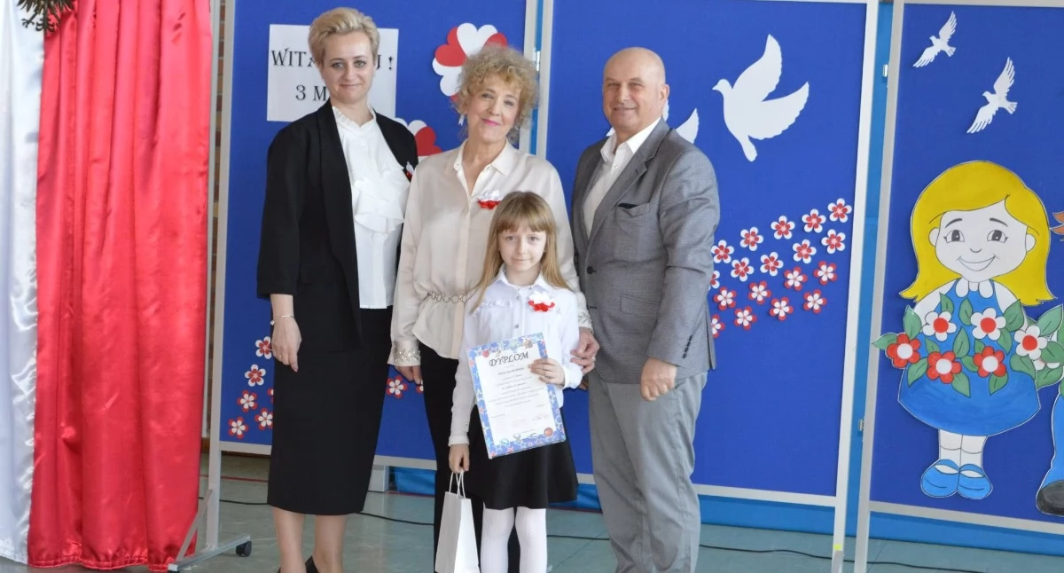 Pierwszoklasistka z SP w Starym Zakrzewie laureatką ogólnopolskiego konkursu