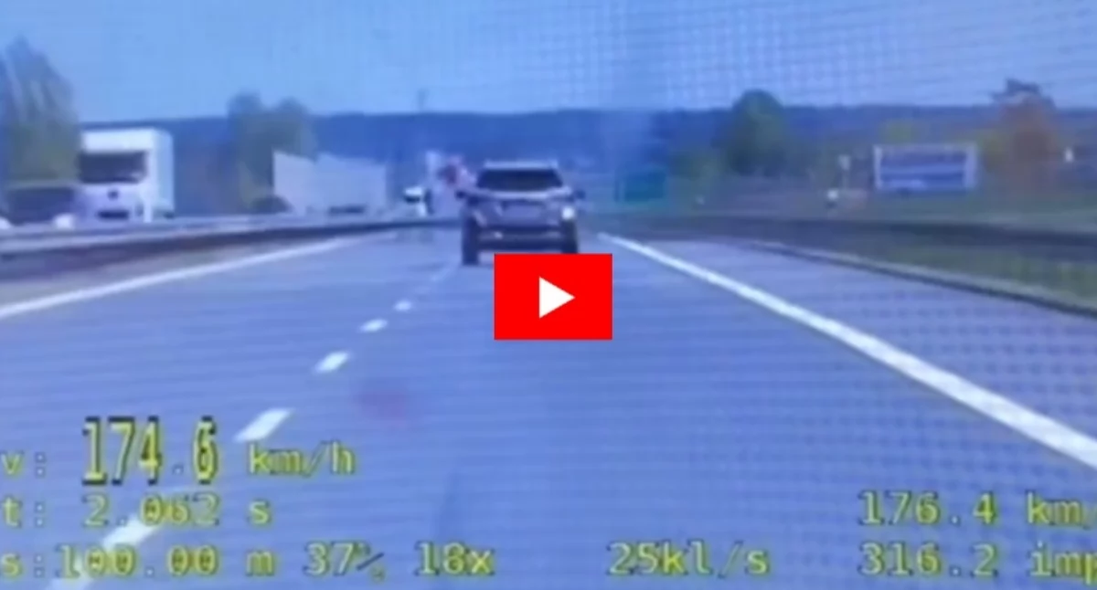 Pędził ekspresówką 174 km/h. Posypały się wysokie mandaty [VIDEO]