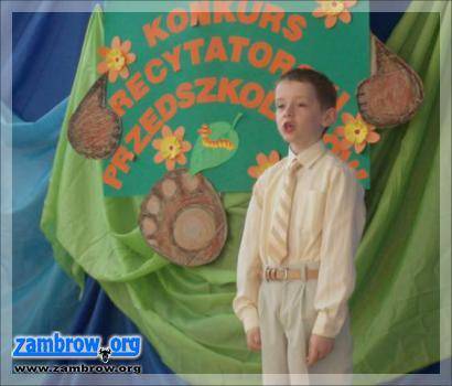 MOK zaprasza przedszkolaki do udziału w konkursie recytatorskim