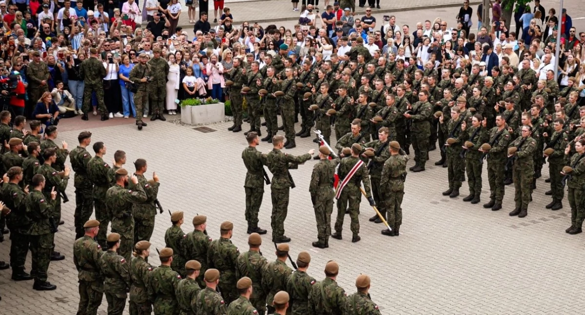 Przysięga wojskowa zakończyła pierwszy turnus Wakacji z WOT w województwie  podlaskim [FOTO]
