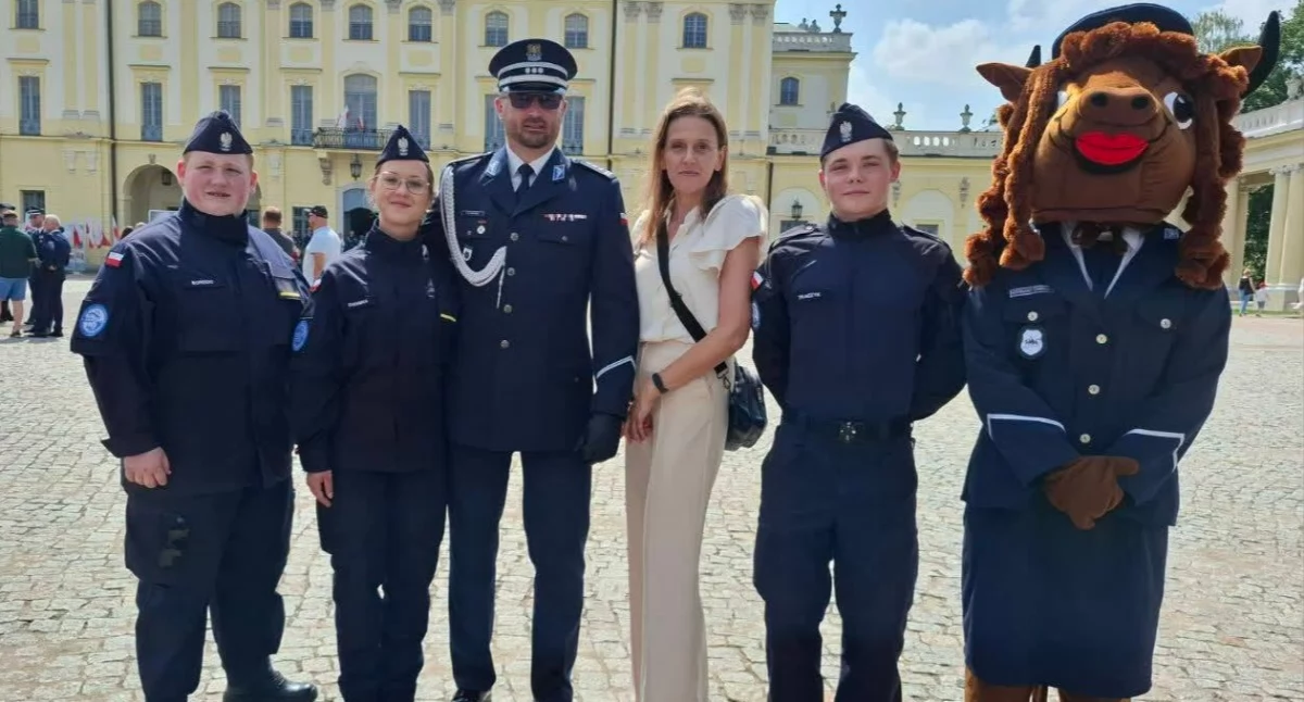 Uczniowie z ZSA na Wojewódzkich Obchodach Święta Policji. Byli jedyną reprezentacją klas mundurowych [FOTO]