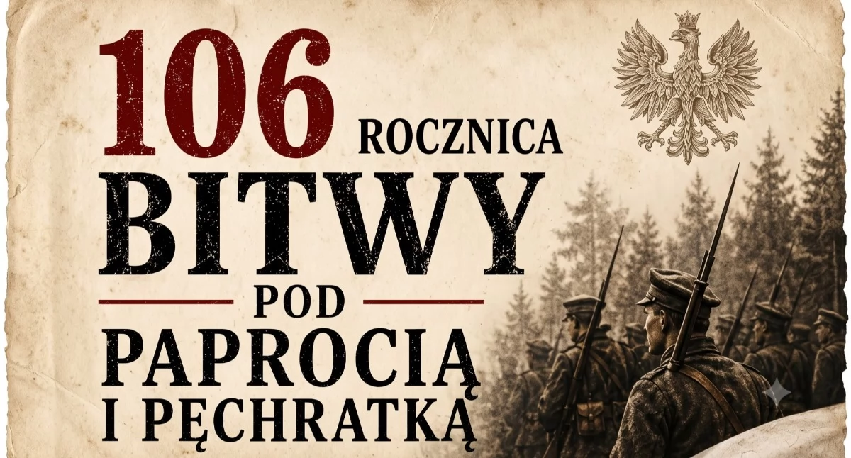 Mieszkańcy gminy Szumowo upamiętnią bohaterów bitwy pod Paprocią i Pęchratką