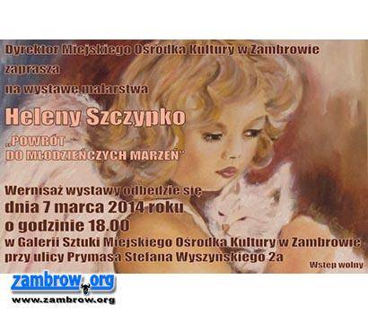 Zapraszamy na wystawę malarstwa Heleny Szczypko