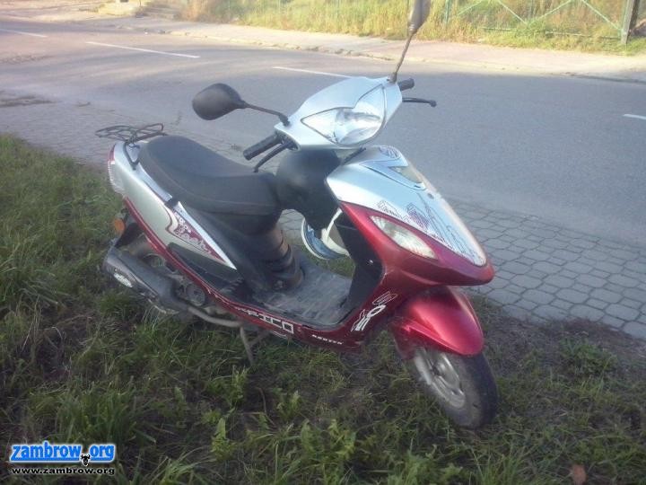 Pijany jechał skuterem 