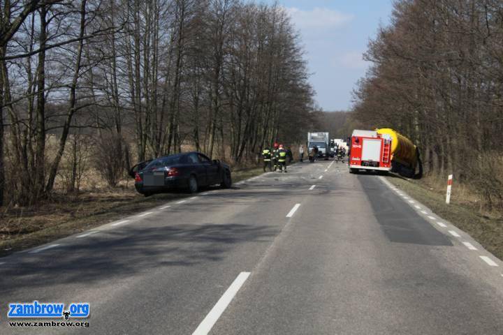 Wypadek przed Zbrzeźnicą, droga odblokowana