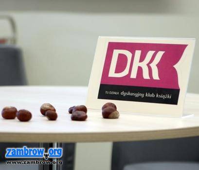 DKK zaprasza na kolejne spotkanie z książką