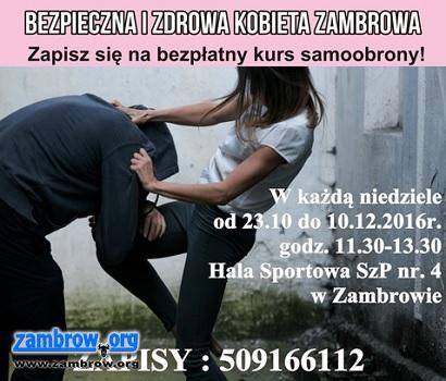 Trwają zapisy na zajęcia samoobrony dla kobiet 