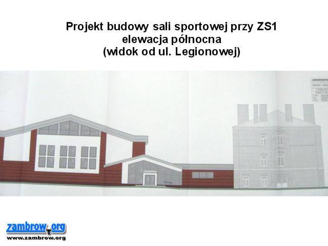 Jest już projekt budowlany hali przy ZS1
